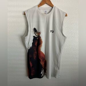 adidas Y-3 Pro Tennis Athletic Tank Top Yeezy Orbit Grey JN3000 Men Size Medium